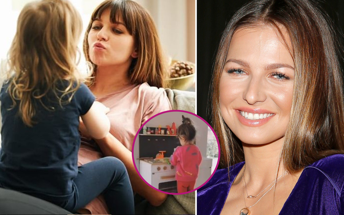 Klara Lewandowska jak mama – ćwiczy i gotuje