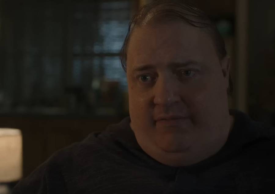 Brendan Fraser, fot. Kadr z filmu: "Wieloryb"