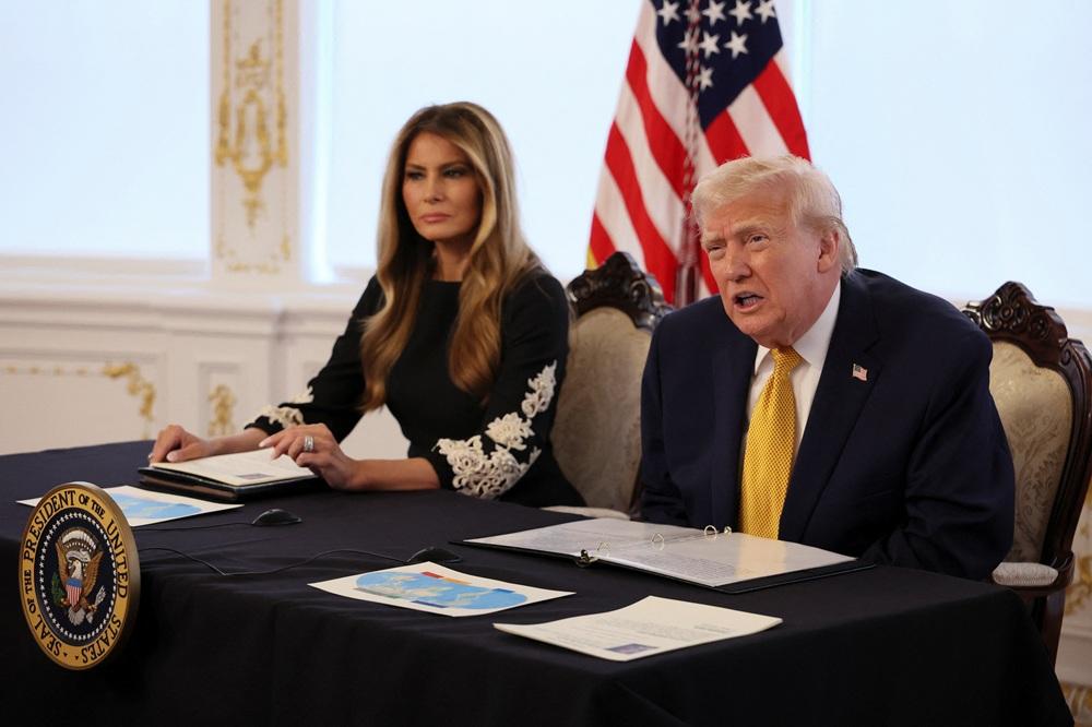 Melania Trump w świetnej stylizacji, fot. Forum