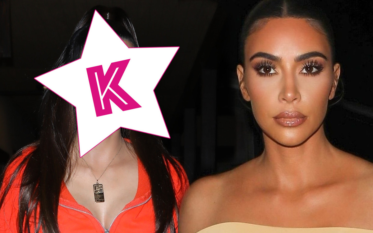 Paparazzi przyłapali Kim Kardashian BEZ MAKIJAŻU! (ZDJĘCIA)