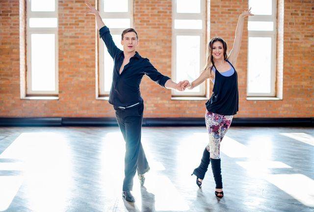 Klaudia Halejcio i Tomasz Barański na treningach do Tańca z gwiazdami