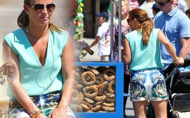 Coleen Rooney z dzieckiem w Krakowie (FOTO)