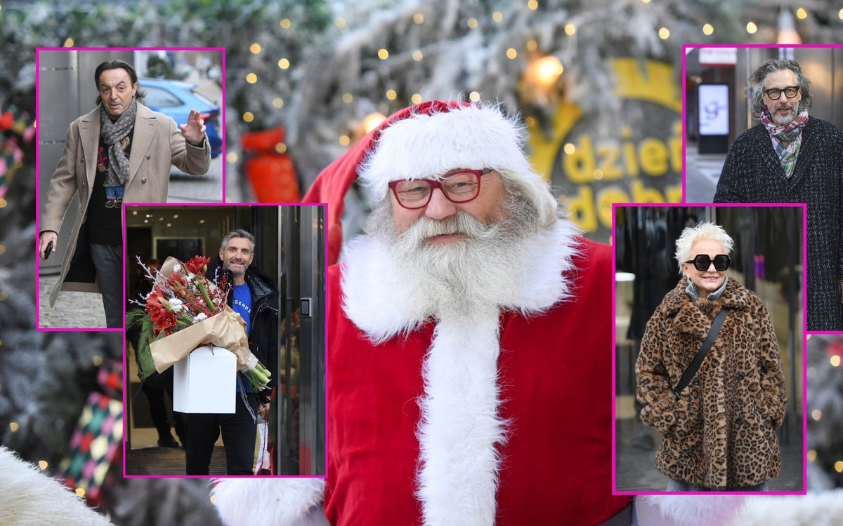 Świąteczny poranek z “DDTVN”! Dowbor obładowany URODZINOWYMI prezentami, elegancki Michel Moran (FOTO)