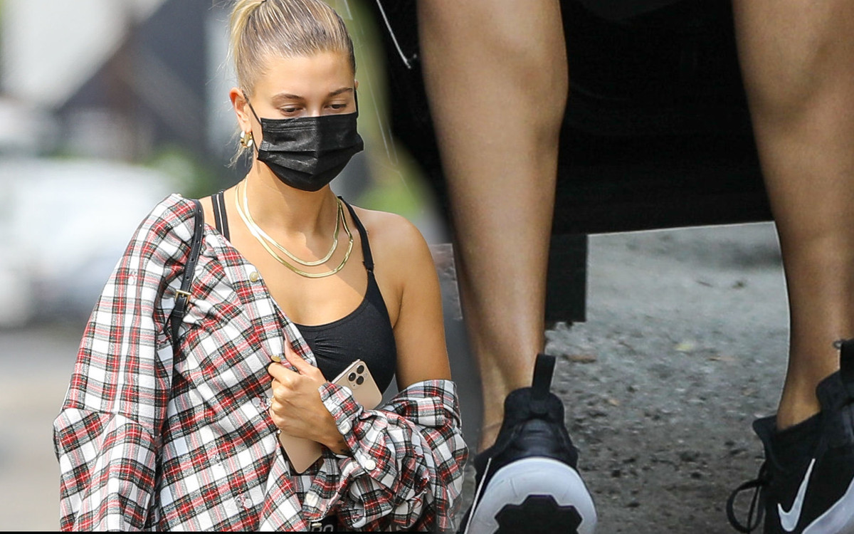 Hailey Bieber na lunchu z Kendall Jenner. Zobaczcie te NOGI