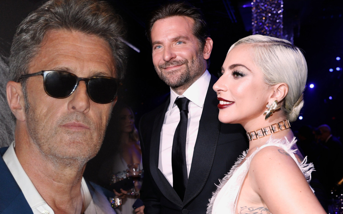 Paweł Pawlikowski na wspólnym zdjęciu z Gagą i Cooperem