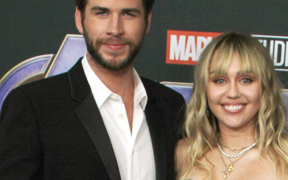 Miley Cyrus z mężem Liamem Hemsworthem na premierze “Avengers: Koniec gry”