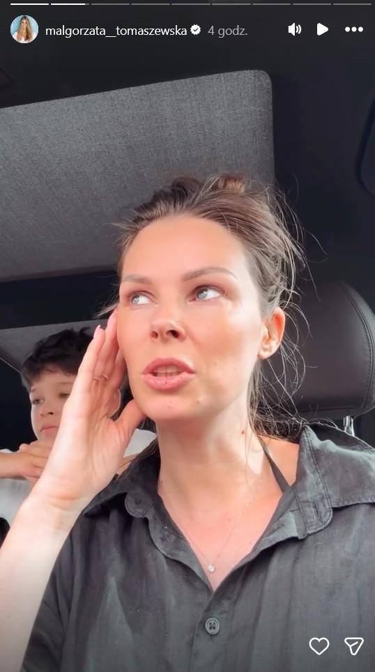 Wypadek Małgosi Tomaszewskiej, fot. Instagram