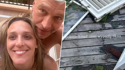 Żebrowscy pokazali, co dzieje się po huraganie. “W pokojach nad nami wypadły okna”