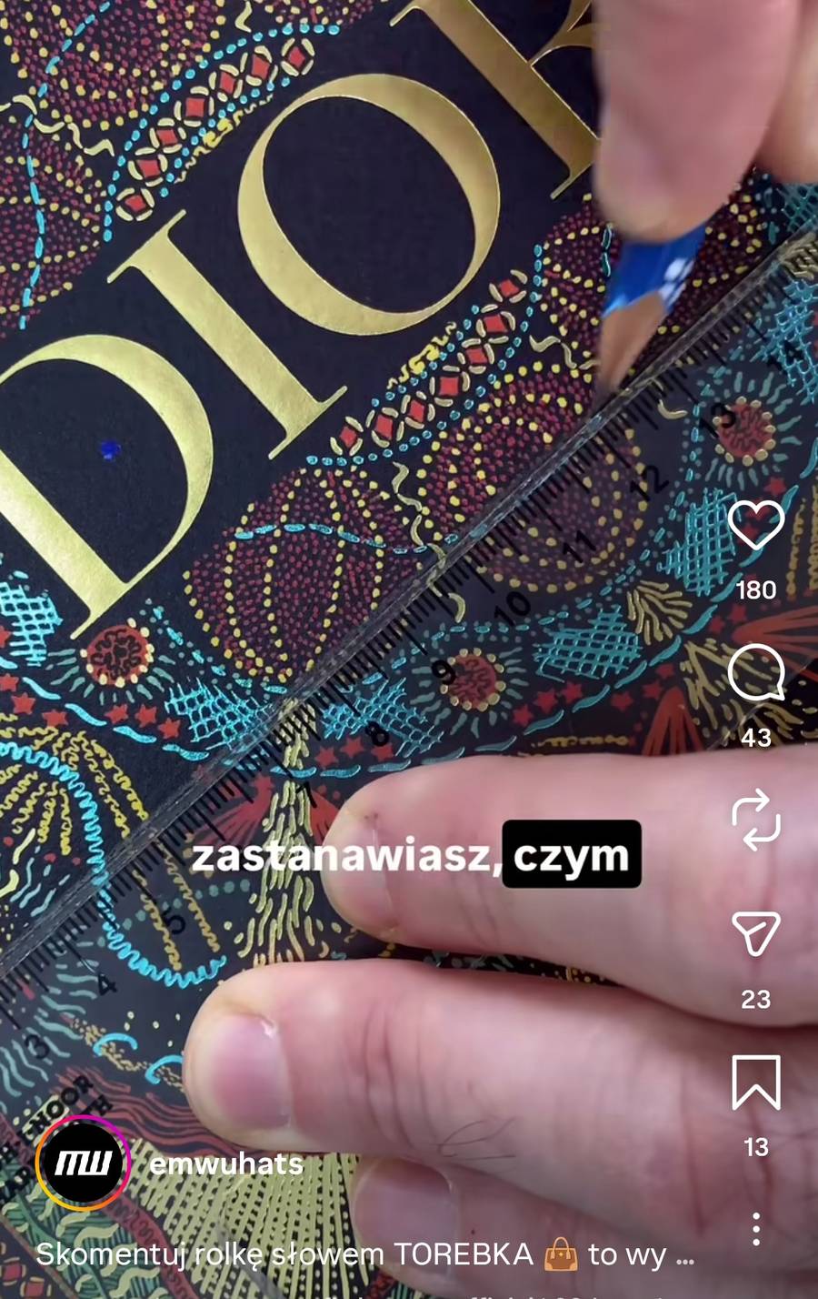 Torebki z pudełek drogi marek u Emwuhats, fot. Instagram