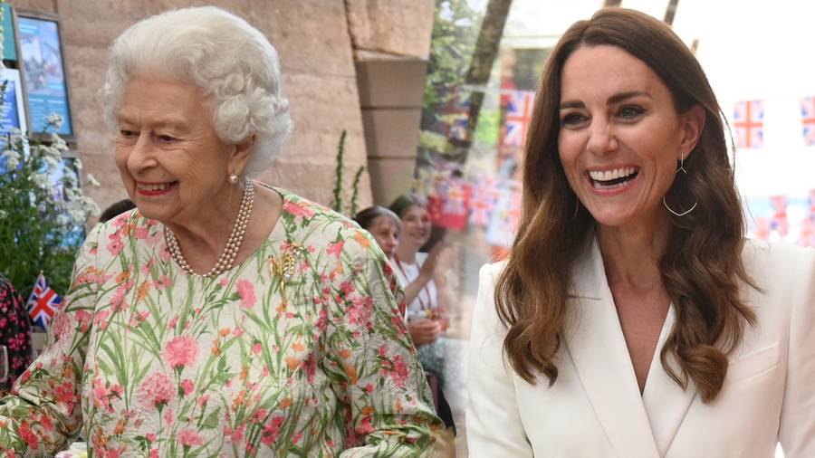 Przyjęcie u królowej Elżbiety dla przywódców G7. Księżna Kate w bieli, żona Borisa Johnsona zadała szyku (ZDJĘCIE)