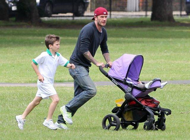 David Beckham z córeczką Harper Seven