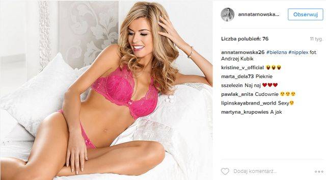 Dziewczyna Rafała Brzozowskiego, Anna Tarnowska kusi sylwetką na Instagramie!