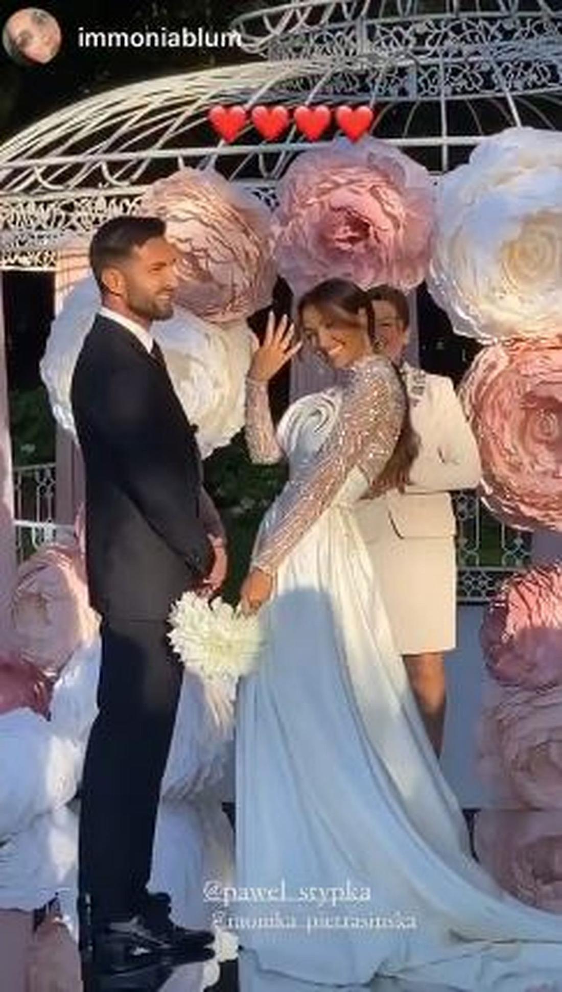 Ślub Moniki Pietrasińskiej