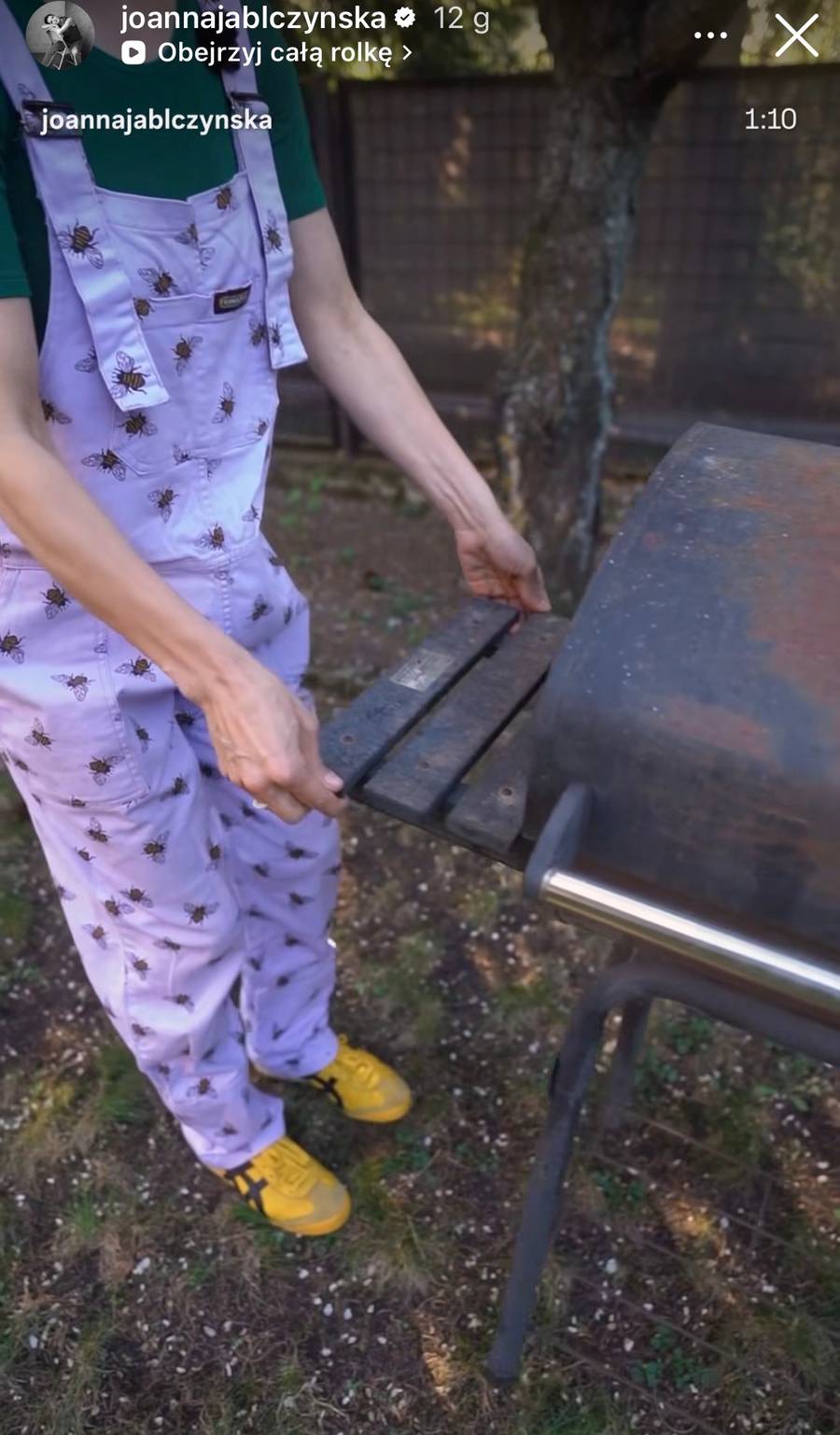 Tak wygląda ogród Joanny Jabłczyńskiej, fot. Instagram