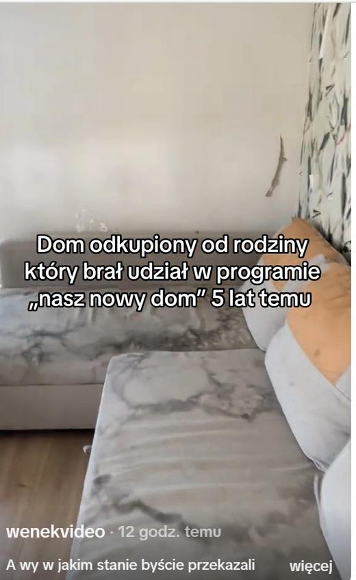 Wnętrza, jakie zostawiła rodzina po remoncie, fot. TikTok