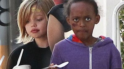 Córki Angeliny Jolie to już duże dziewczynki (FOTO)