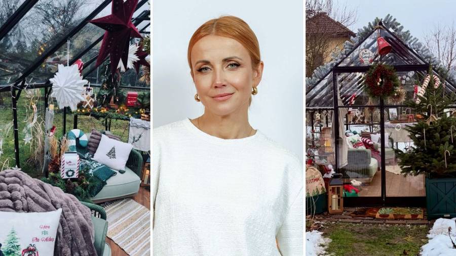 Świąteczna szklarnia Kasi Zielińskiej/Instagram/katarzynazielinska