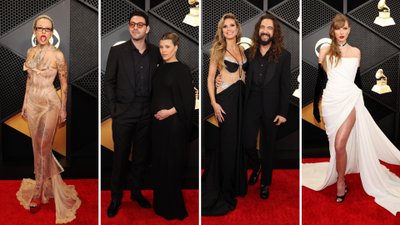 Grammy 2024: Paris Hilton w błękicie, Taylor Swift z klasą, Heidi Klum z dużo młodszym mężem…