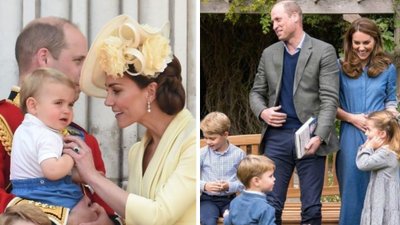 Księżna Kate, taczka i książę Louis z okazji 5. urodzin