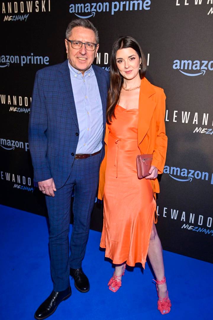 Premiera “Lewandowski nieznany”: Robert Lewandowski z żoną, mamą i siostrą, Zofia Zborowska, Małgorzata Rozenek