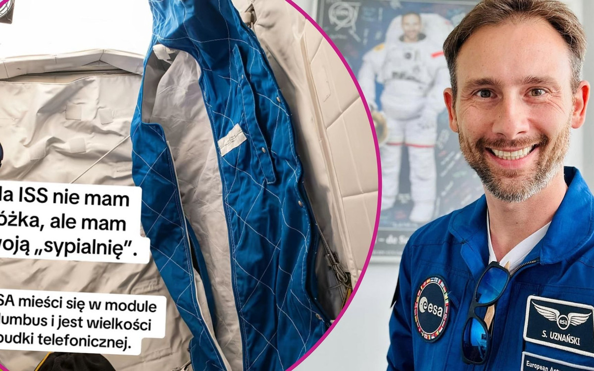 Sławosz Uznański-Wiśniewski pokazał swoją „sypialnię” na orbicie. „To wyzwanie” (FOTO)