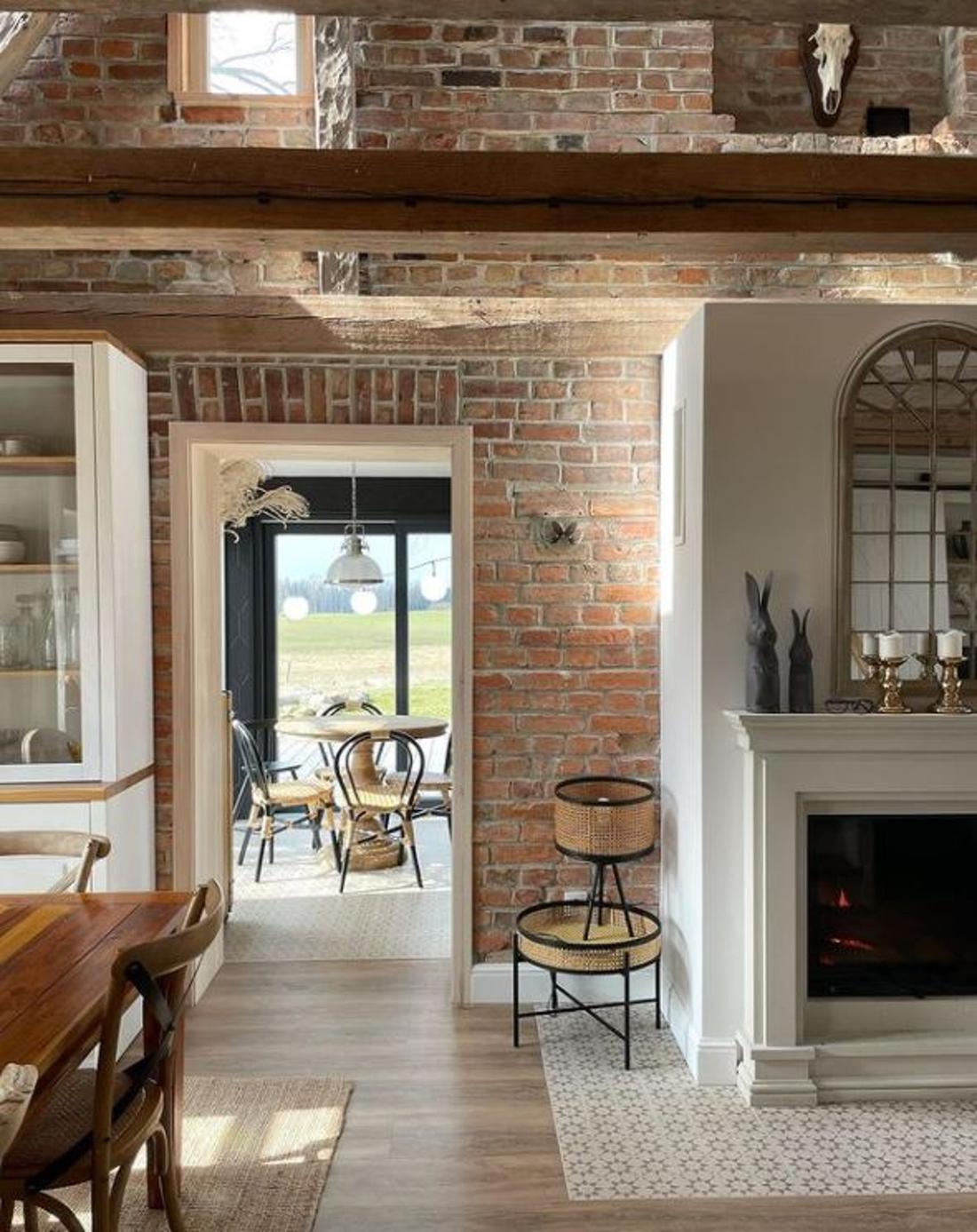 Dorota Szelągowska pokazała wnętrze domu na Warmii. Salon połączony z jadalnią Doroty Szelągowskiej.