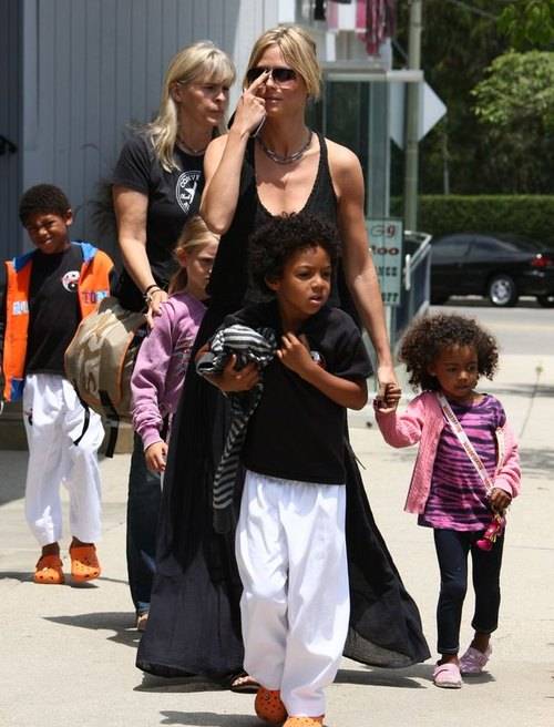Heidi Klum z dziećmi
