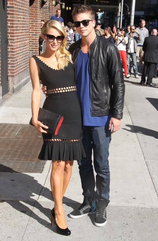 Paris Hilton w The Late Show with David Letterman