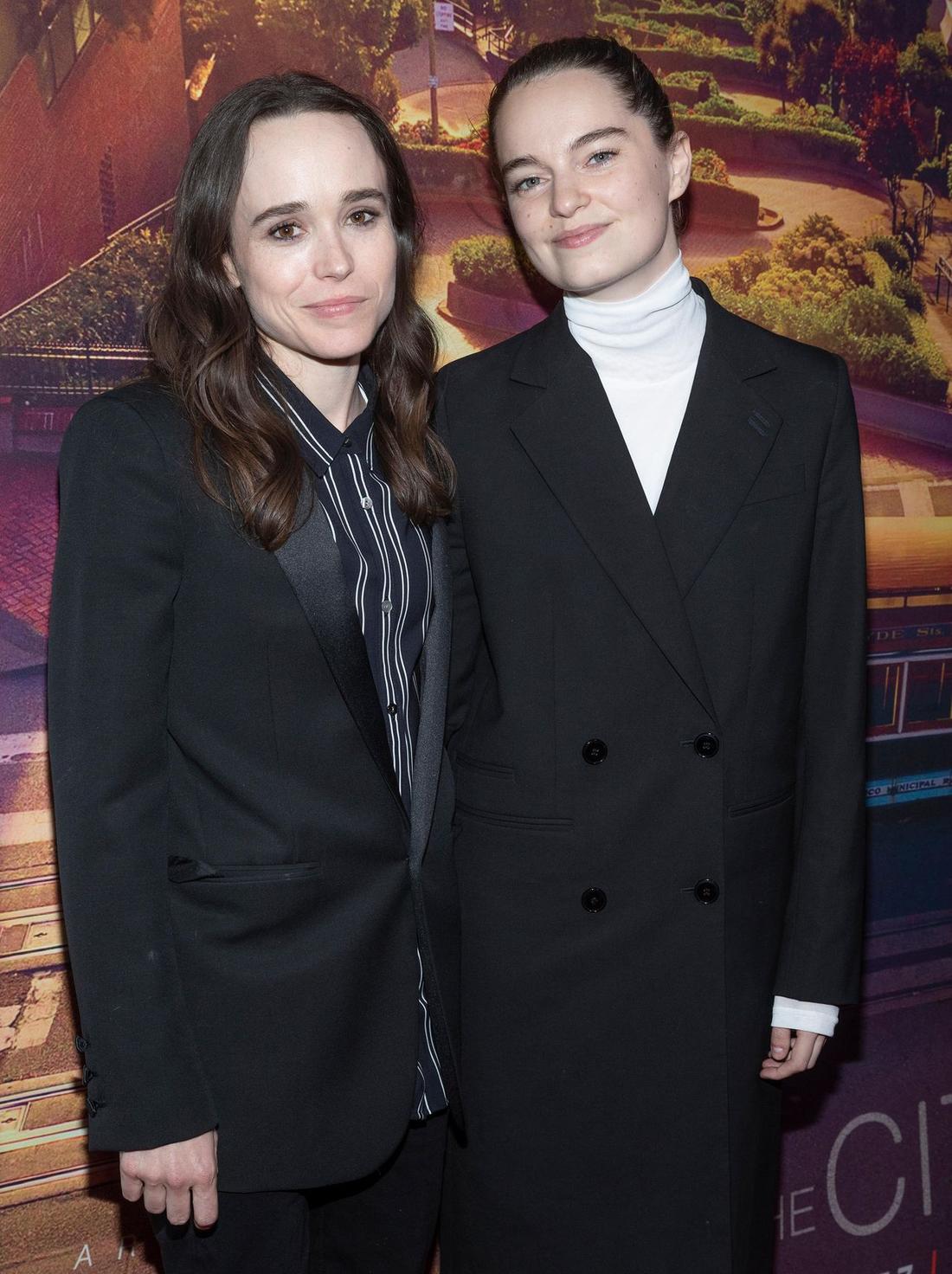 Ellen Page i Emma Portner na ściance