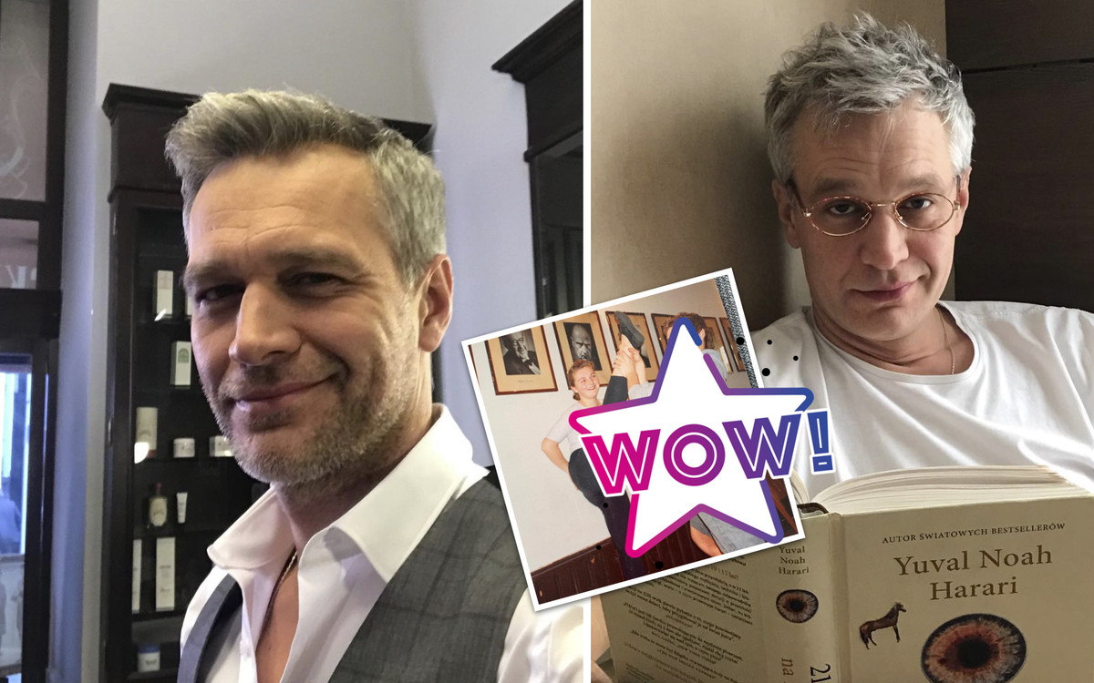 Michał Żebrowski pokazał fotkę z młodości. Fani: “Dziewczyny wpatrzone w Pana od zawsze!”