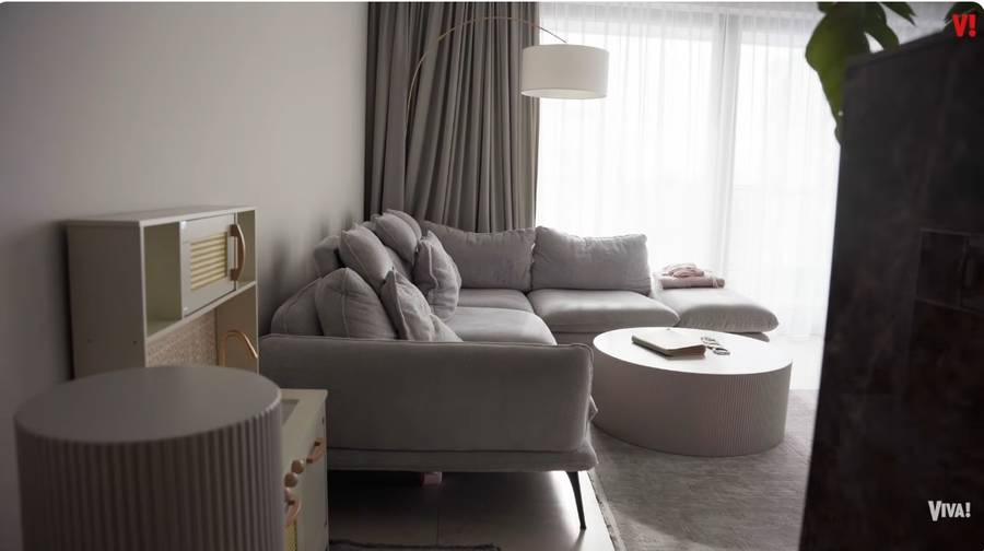 Mieszkanie Małgorzaty Tomaszewskiej, fot. YouTube/Viva.pl.