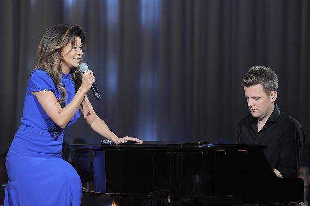 Edyta Górniak podczas finału Miss Polonia 2012