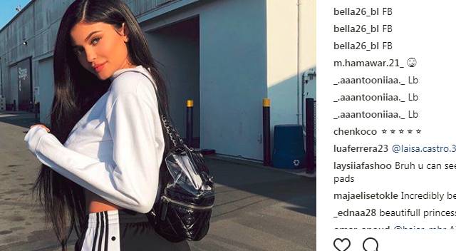 Ewolucja pupy Kylie Jenner