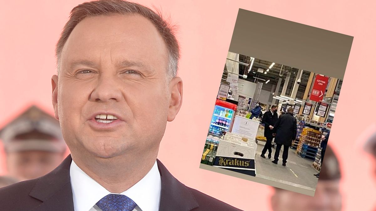 Andrzej Duda przyłapany na zakupach