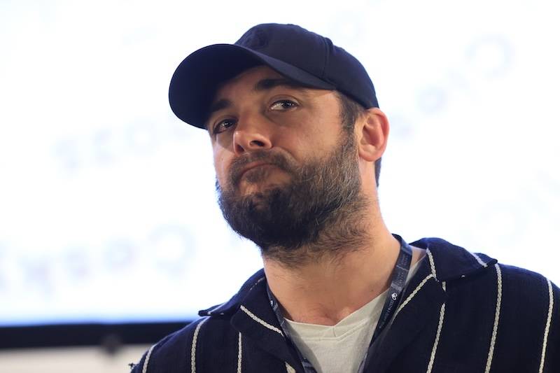 Odmieniona Marta Żmuda Trzebiatowska na Przeglądzie Filmowym Kino na Granicy. Towarzyszył jej ukochany