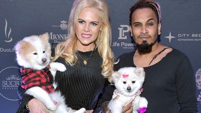 Iwona Burnat z Żon Hollywood na ściance z pupilami (ZDJĘCIA)