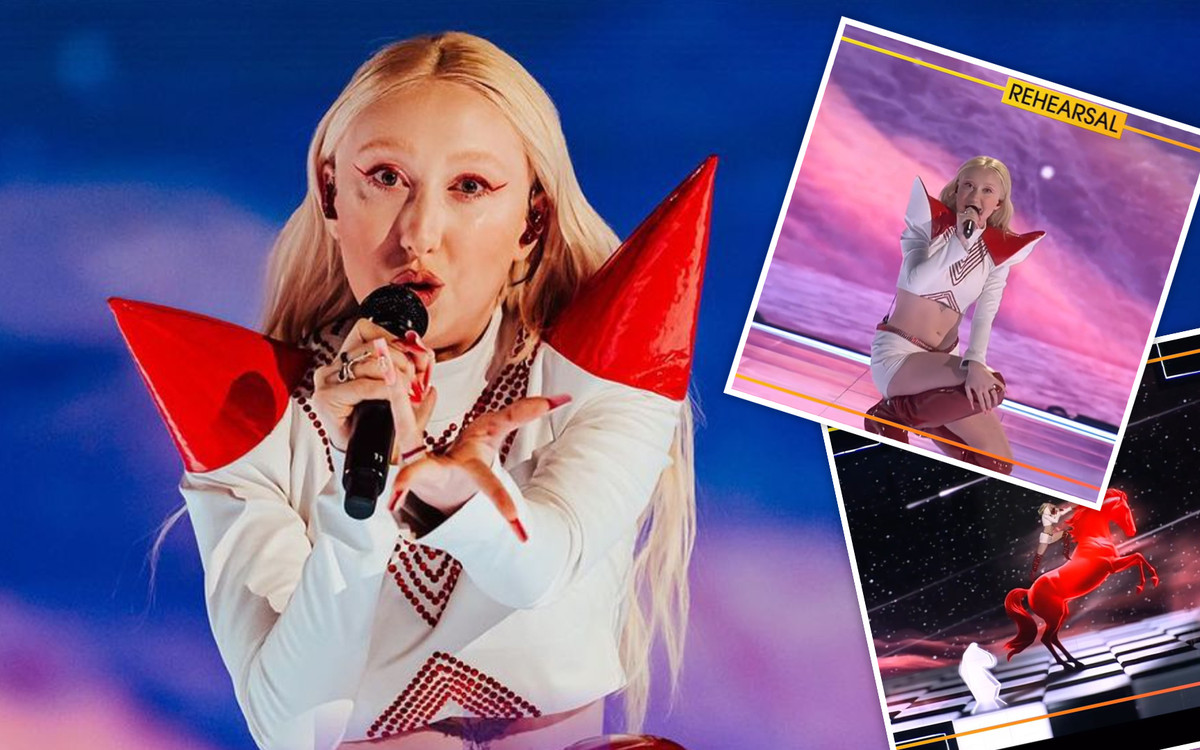 Udostępniono nagranie z próby Luny na Eurowizji! Internauci pomstują na wokal, ale wizualnie robi wrażenie