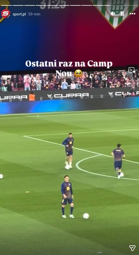 Pożegnanie Roberta Lewandowskiego, fot. Instagram