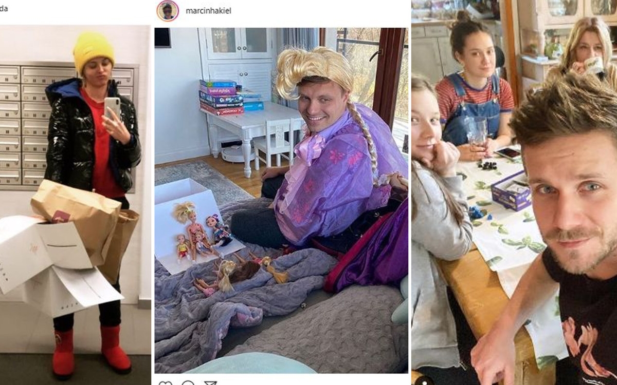 Polskie gwiazdy zostały w domu – gotują, czytają, szaleją z dziećmi – ZOBACZCIE!