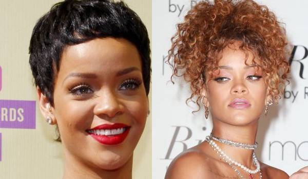 Te same gwiazdy w krótkich i długich włosach