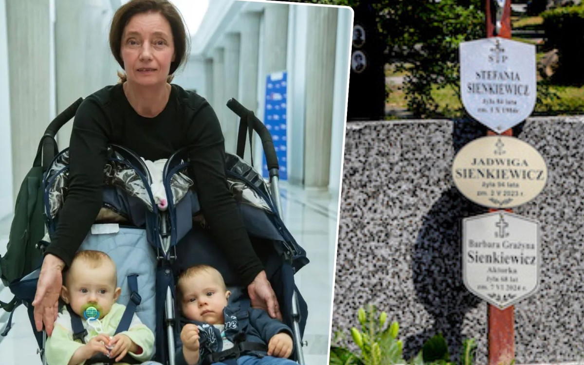 Grób Barbary Sienkiewicz w fatalnym stanie. Rok po śmierci, a widok łamie serce