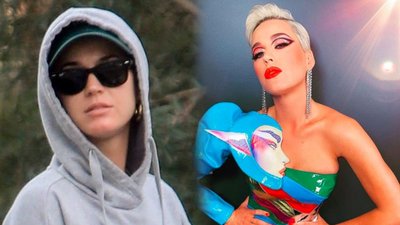 Nikt tak się nie kamufluje, jak Katy Perry. Przyłapana w dresie z energetykiem w ręku
