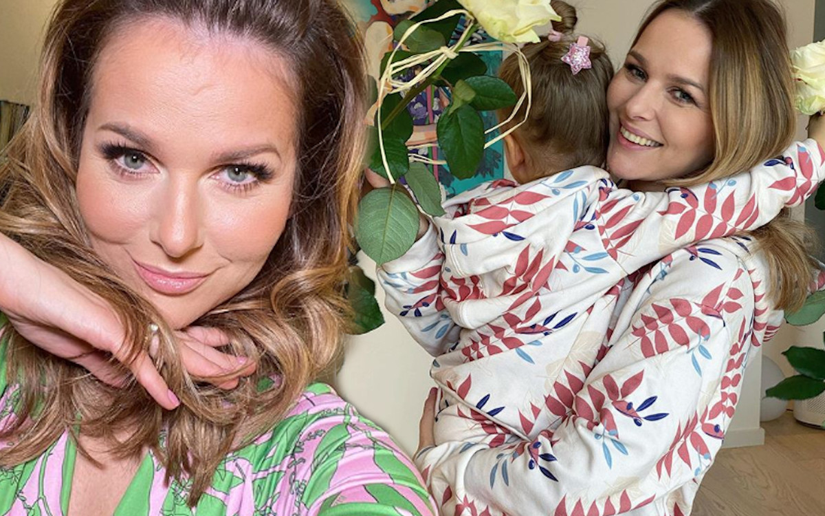 Paulina Sykut-Jeżyna pozuje z córką. “Oczy po mamie!”