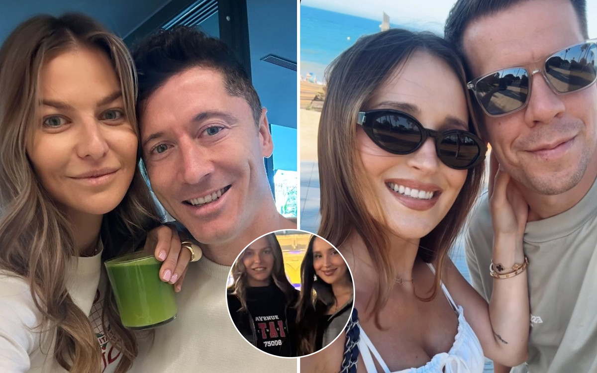 Przyjaciółki Anna Lewandowska i Marina Łuczenko odsłoniły nogi na trybunach. Tak wspierały mężów na meczu! (FOTO)