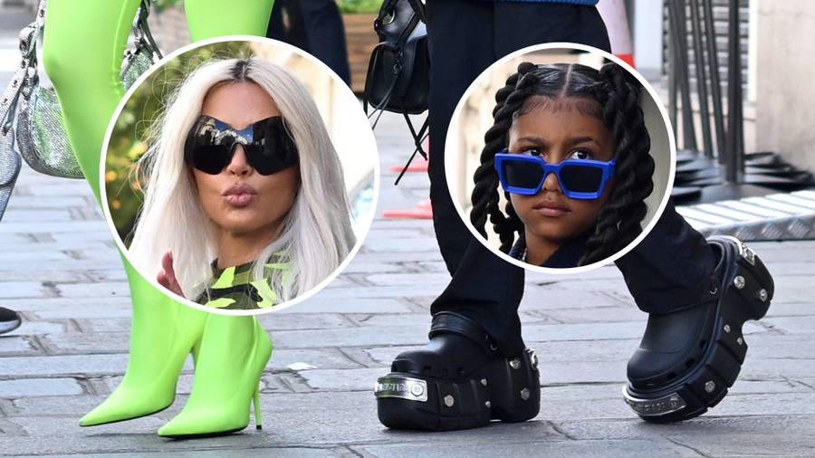 Kim Kardashian i North West podbijają Paryż prezentując ODWAŻNE STYLIZACJE!