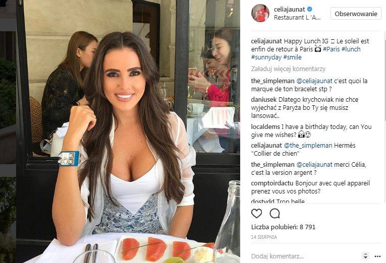 Celia Jaunat skończyła 25 lat