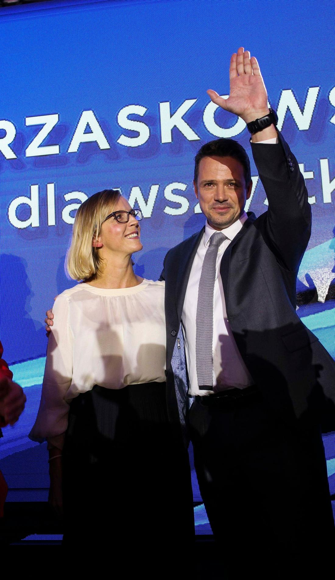 Rafał Trzaskowski z żoną