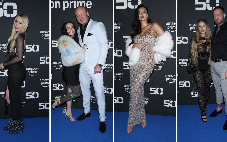 Plejada gwiazd na premierze “The 50”. Ewelona z narzeczonym, Justyna Gradek niczym Marilyn Monroe…