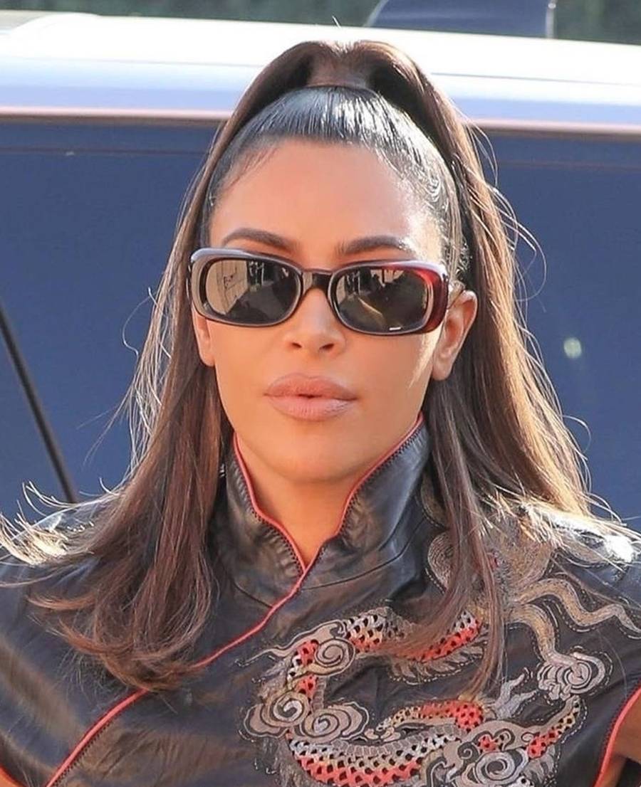 Która ma lepszy styl? Kim i Khloe Kardashian na lunchu (ZDJĘCIA)