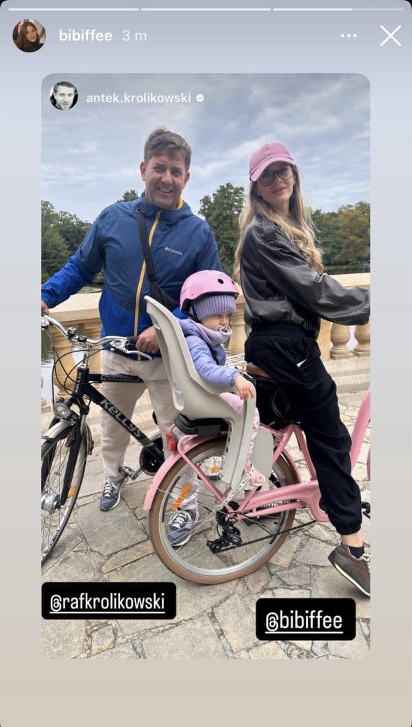 Antoni Królikowski, Izabela Banaś z córką, fot. Instagram